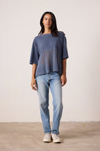 Ryan Oversized Mesh Jersey Tee
