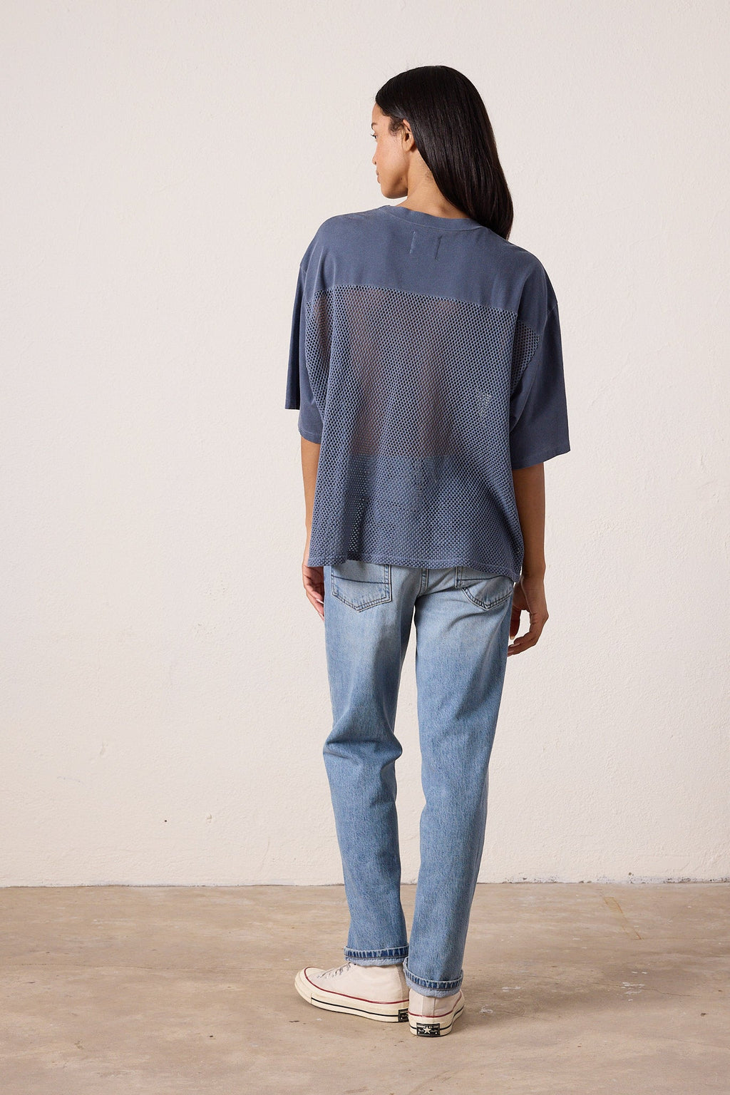 Ryan Oversized Mesh Jersey Tee