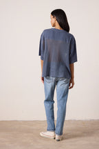 Ryan Oversized Mesh Jersey Tee