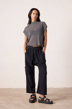 Shailey Paperbag Waist Linen Viscose Pant