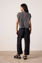 Shailey Paperbag Waist Linen Viscose Pant