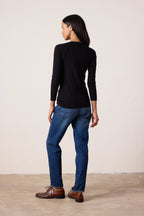 Aria Fitted Baby Rib Raglan Tee