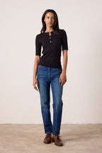 James Fitted Slub Jersey Henley