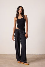 Sydney Wide Leg Linen Viscose Pant