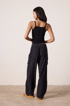 Sydney Wide Leg Linen Viscose Pant