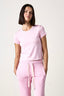Tara Lux Jersey Mini Crew Tee