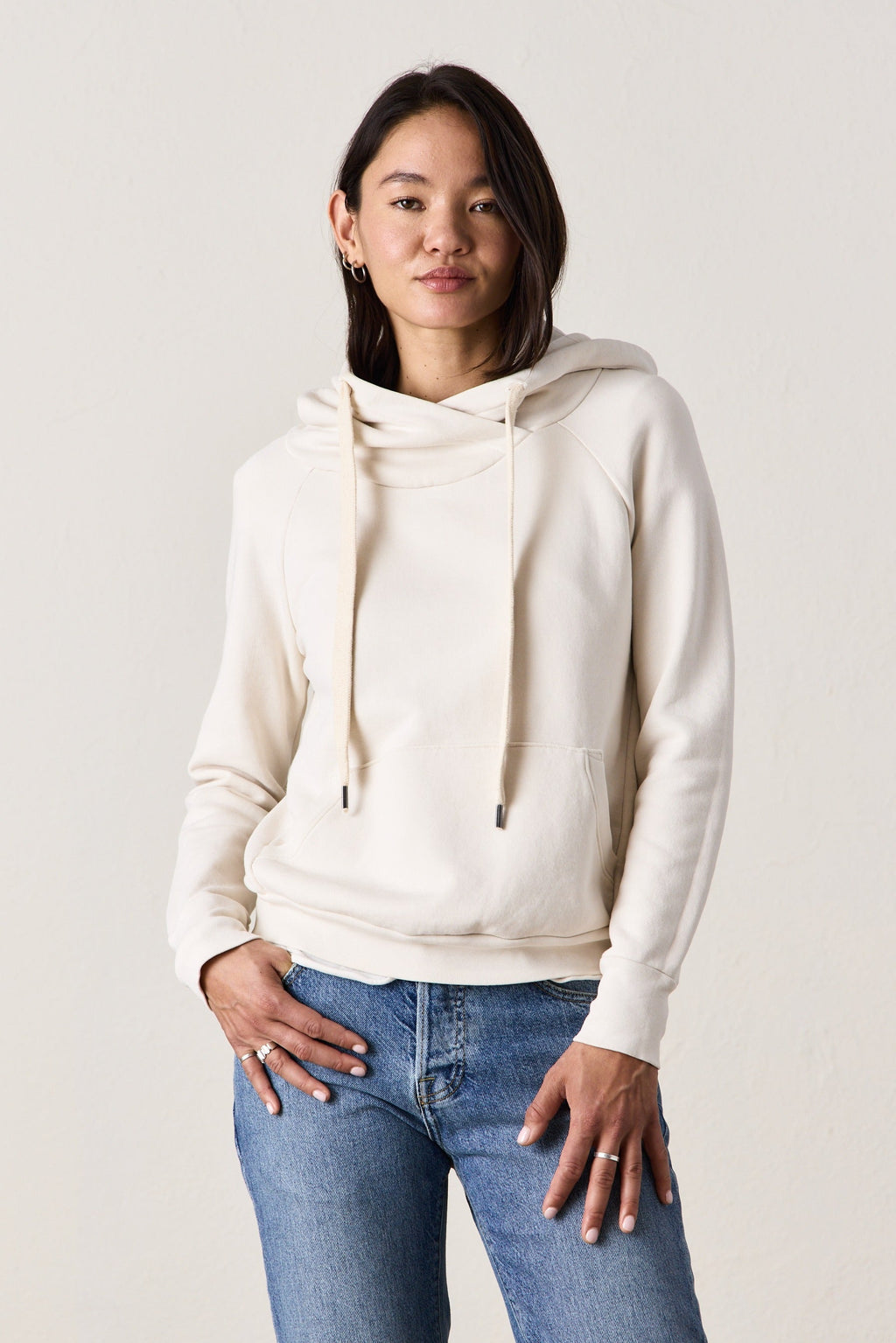 Lisse Fitted Loop Terry Hoodie
