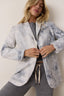 Seville Linen Cotton Oversized Marbled Blazer