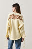 Hendricks Lace Back Cozy Fleece Sweatshirt