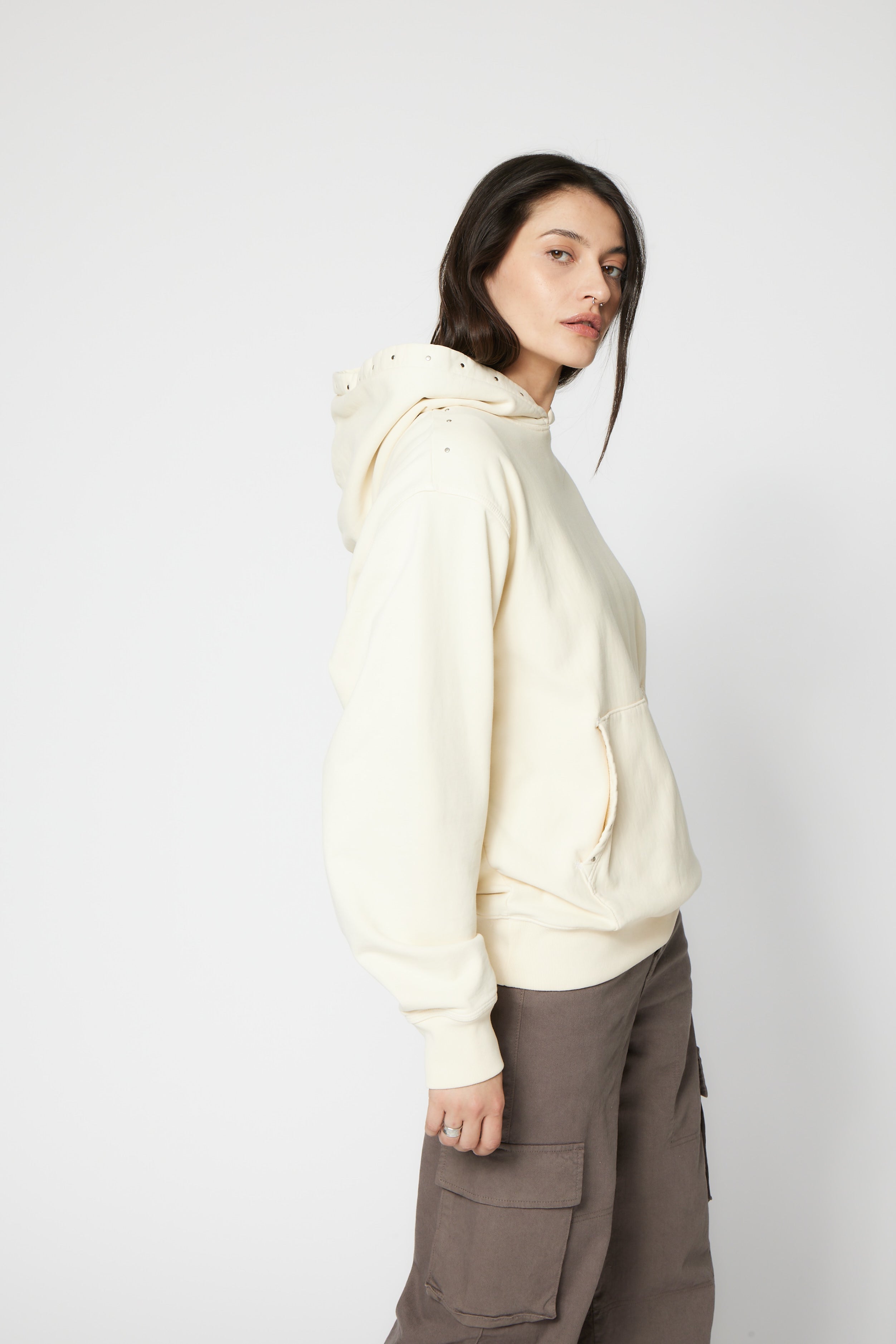 SRPLS Studded and Repaired Hoodie