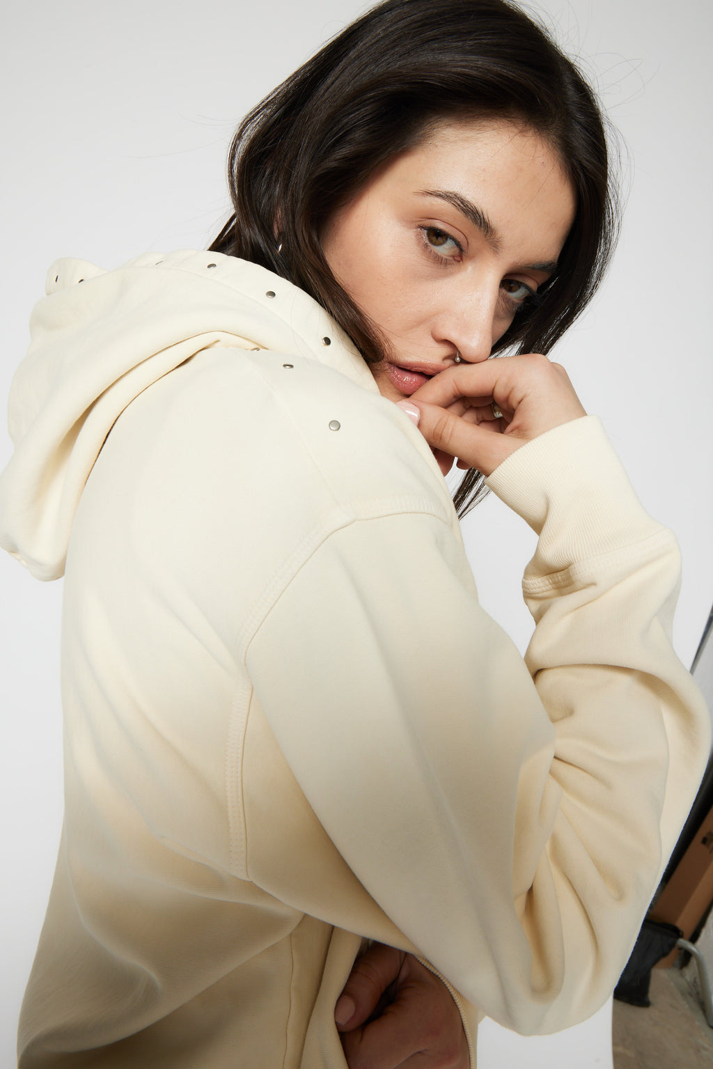 SRPLS Studded and Repaired Hoodie