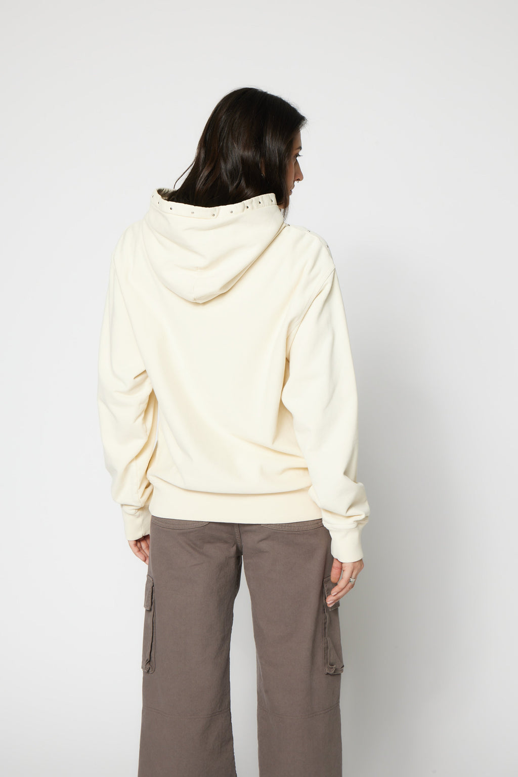 SRPLS Studded and Repaired Hoodie