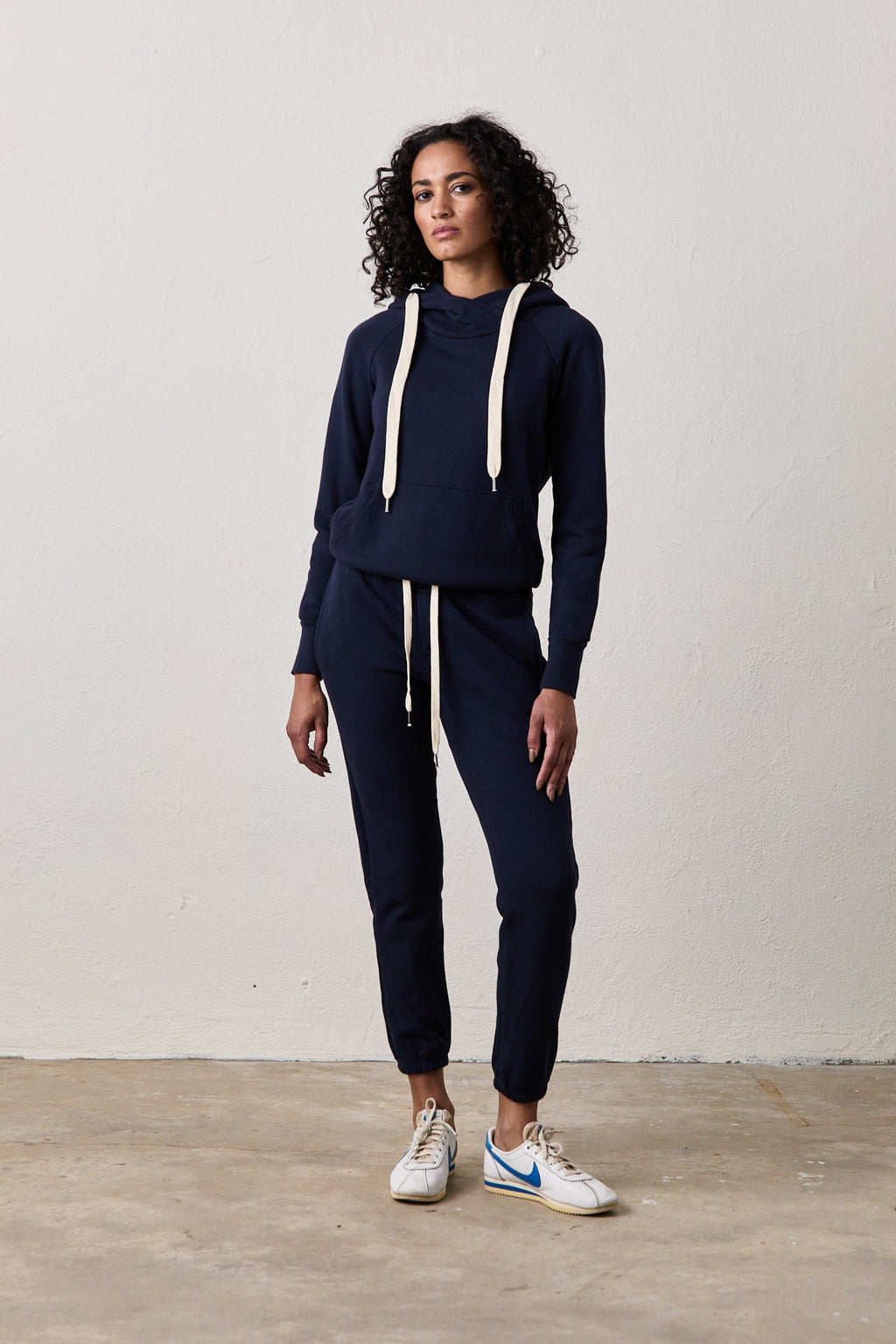 Lisse Fitted Loop Terry Hoodie