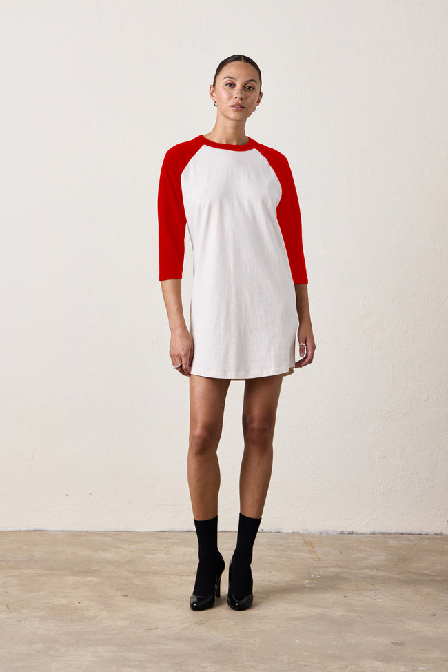FRANKLIN BASEBALL JERSEY TEE DRESS Hover Image